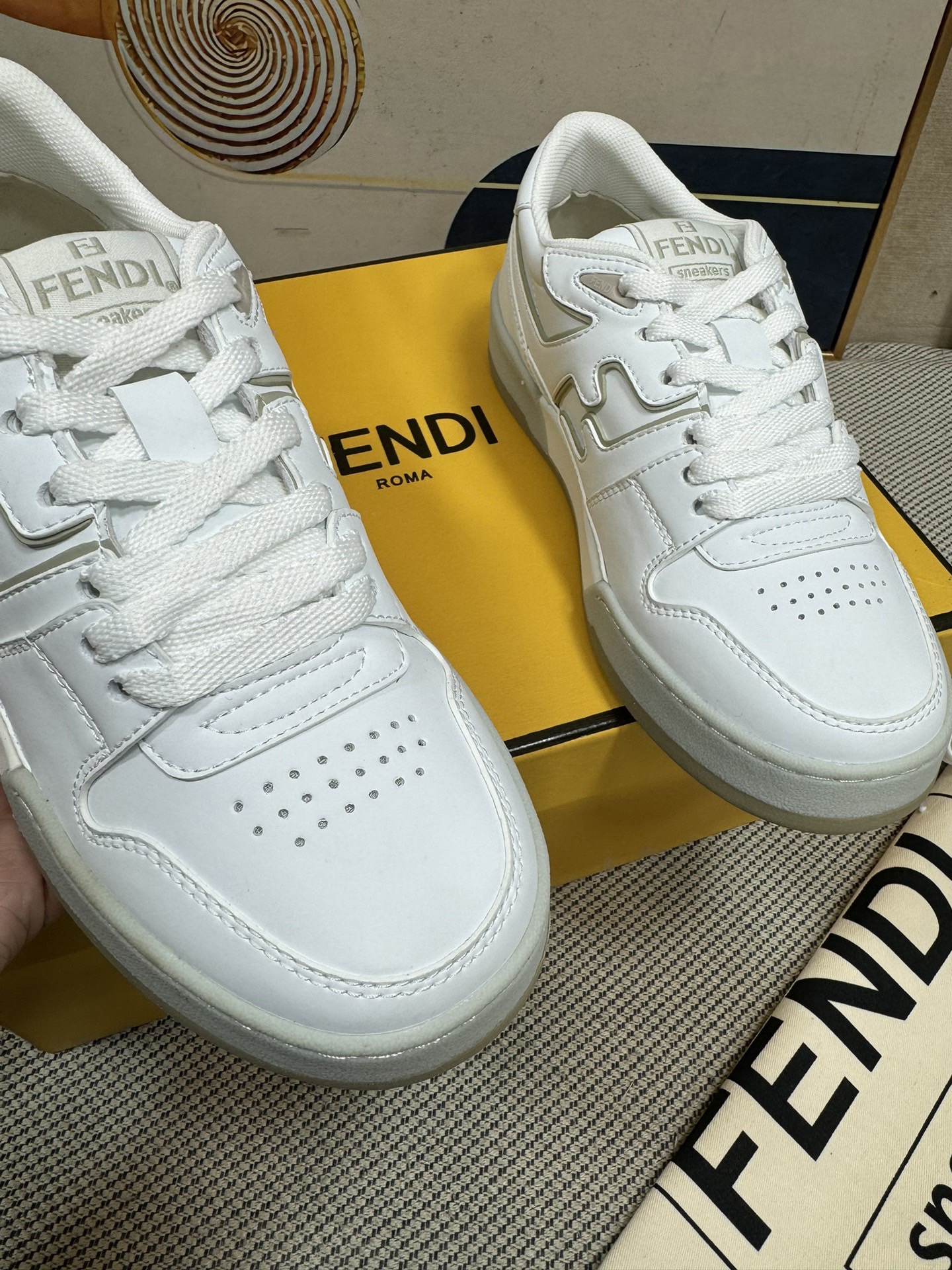 Men Women F*endi Top Sneakers size 35-46