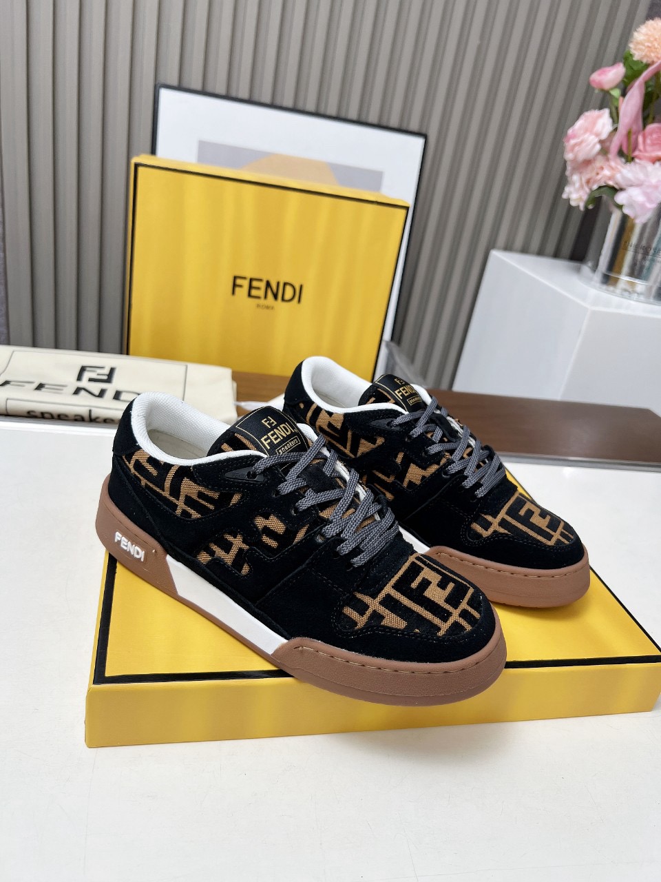 Men Women F*endi Top Sneakers size 35-46