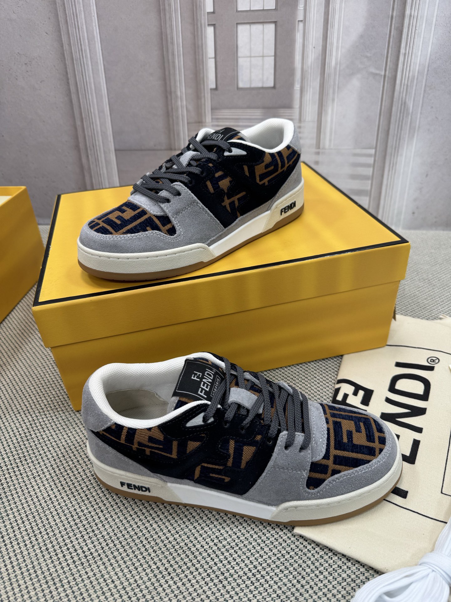 Men Women F*endi Top Sneakers size 35-46
