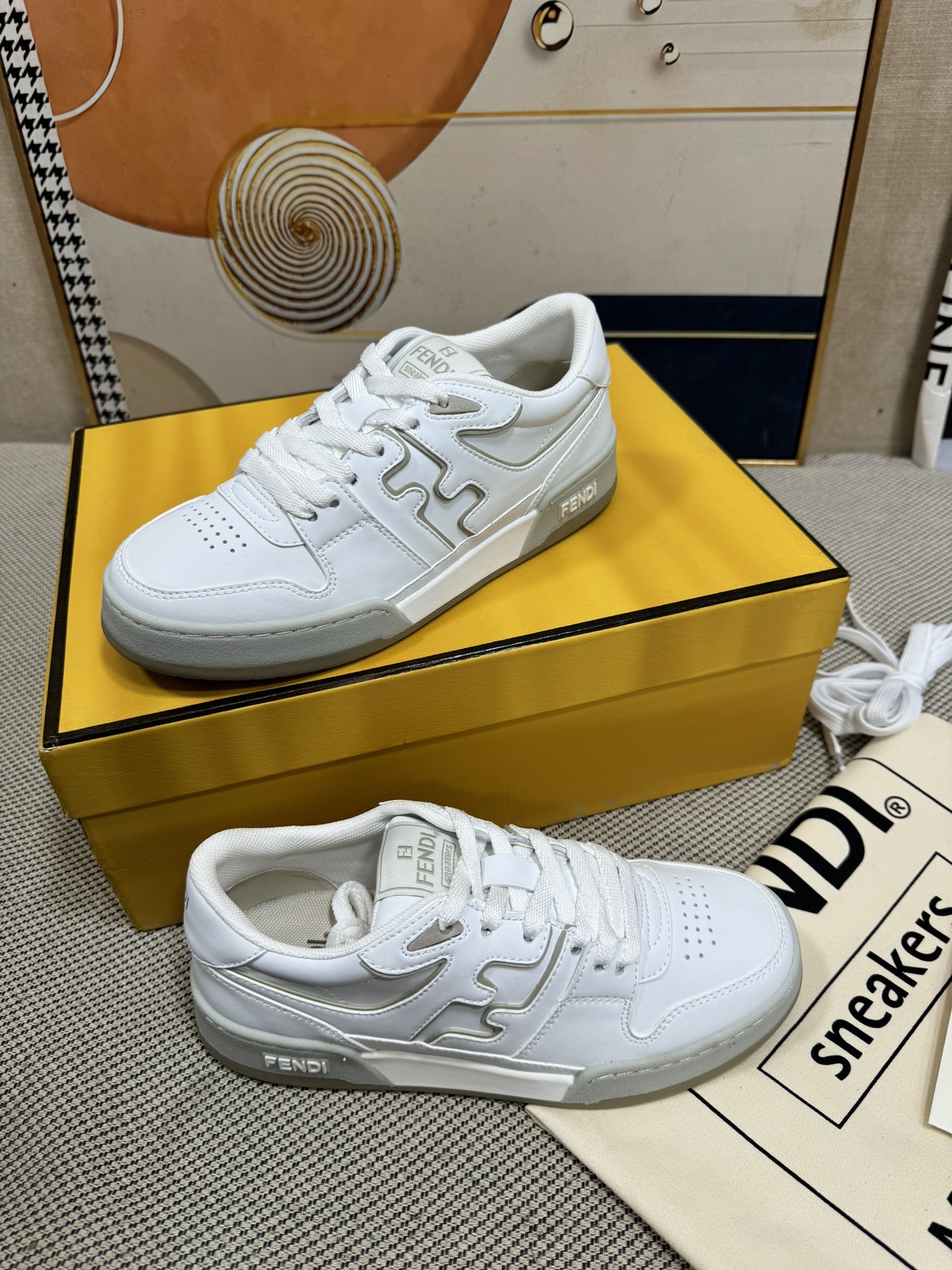 Men Women F*endi Top Sneakers size 35-46