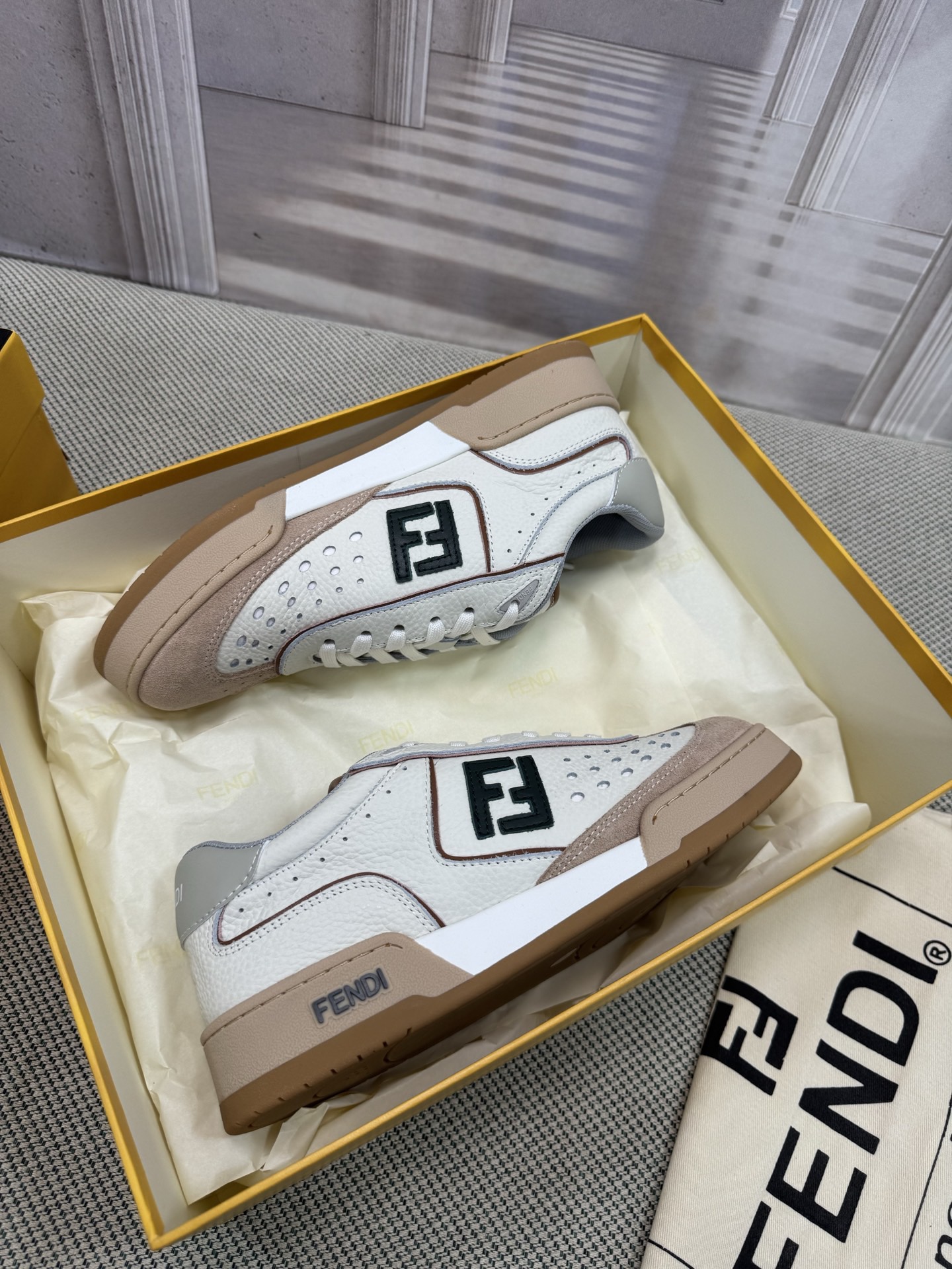 Men Women F*endi Top Sneakers size 35-46