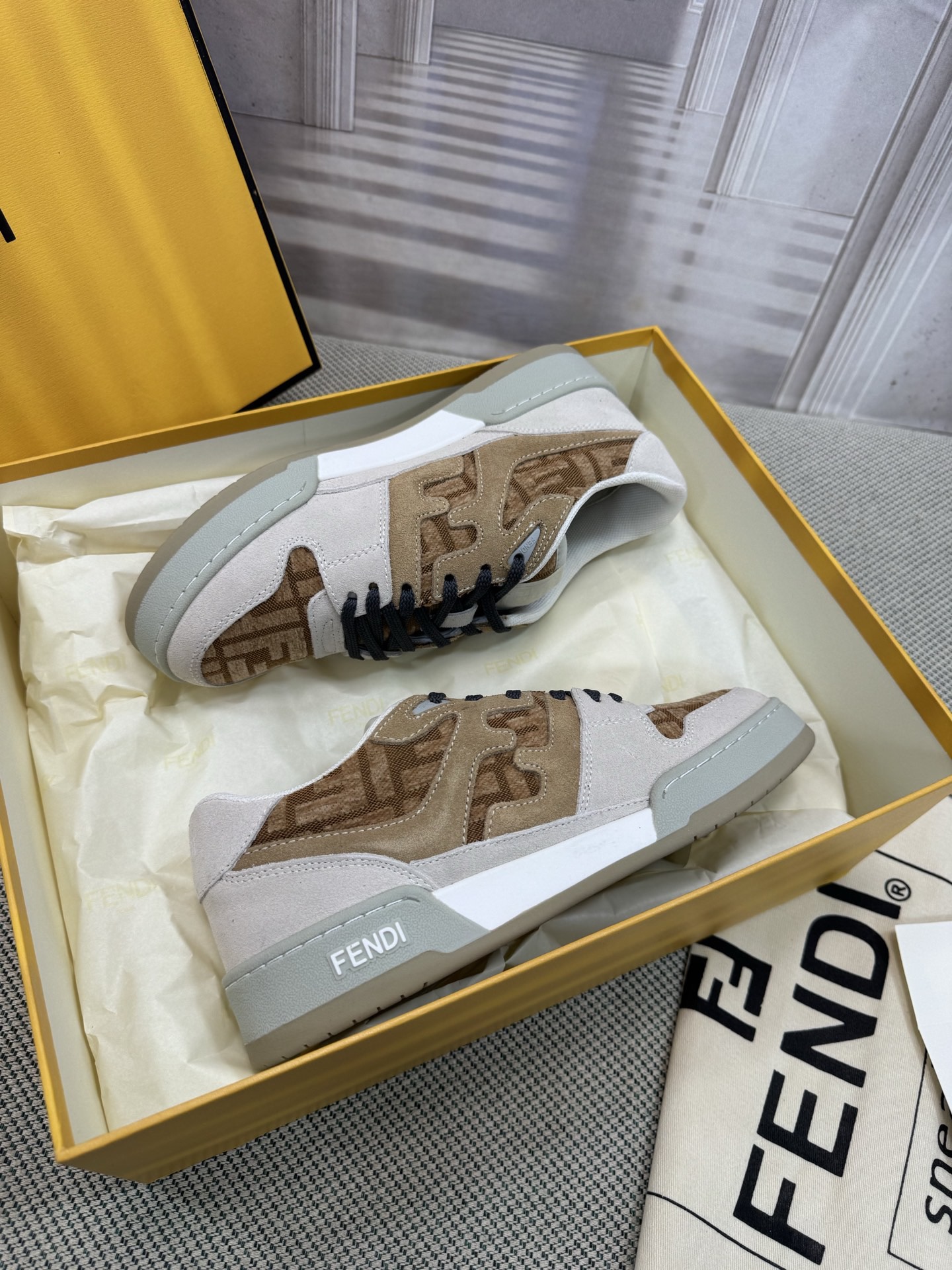 Men Women F*endi Top Sneakers size 35-46