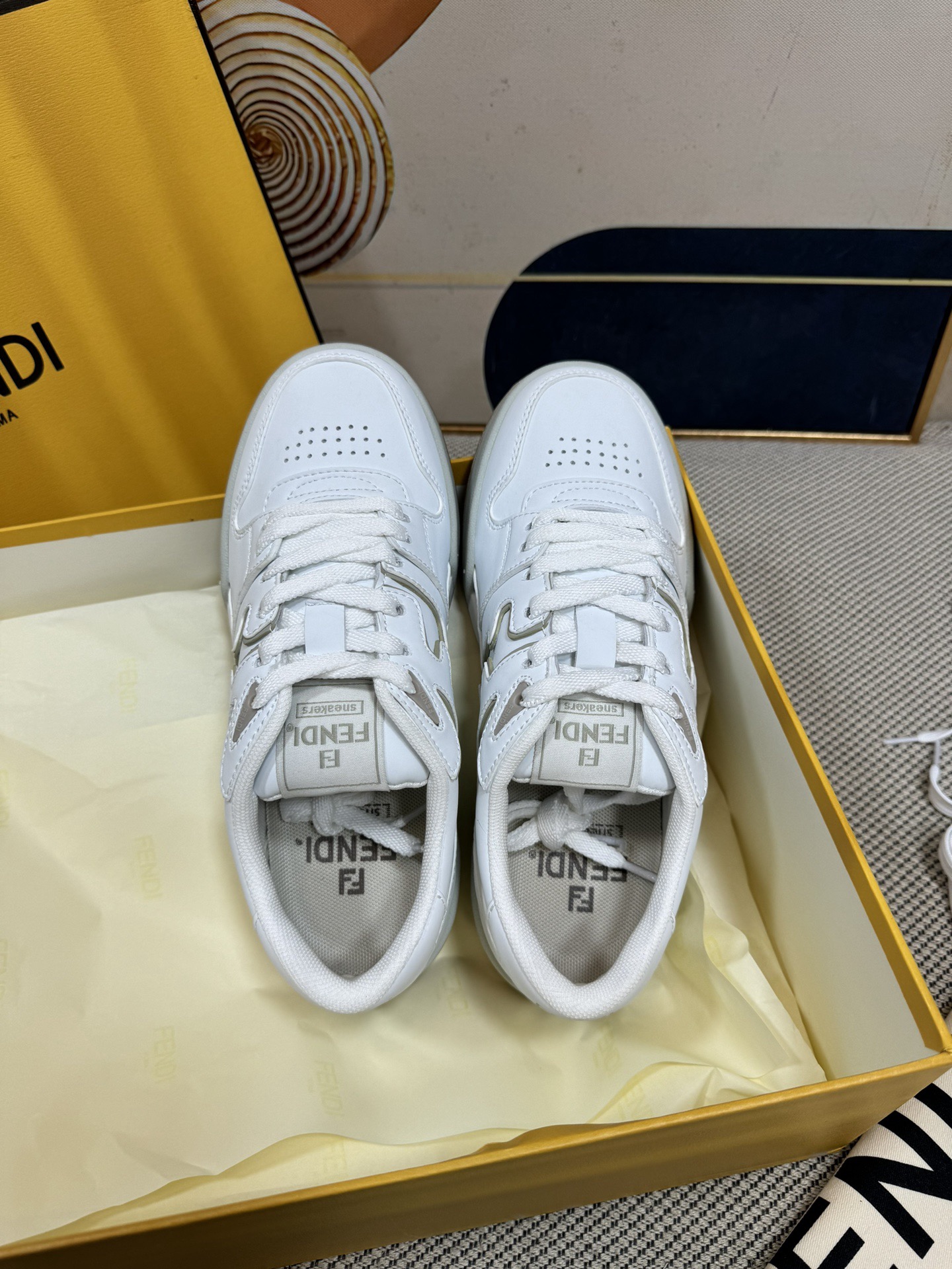 Men Women F*endi Top Sneakers size 35-46