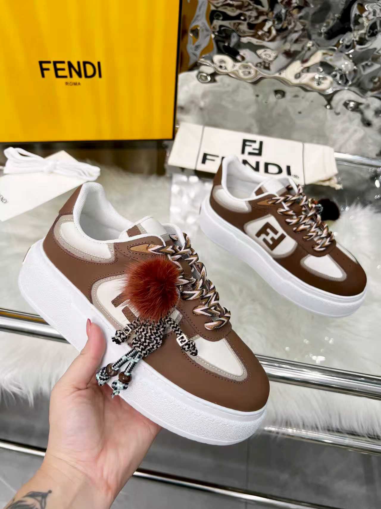 Women F*endi Sneakers Top quality 1:1 size:35-42