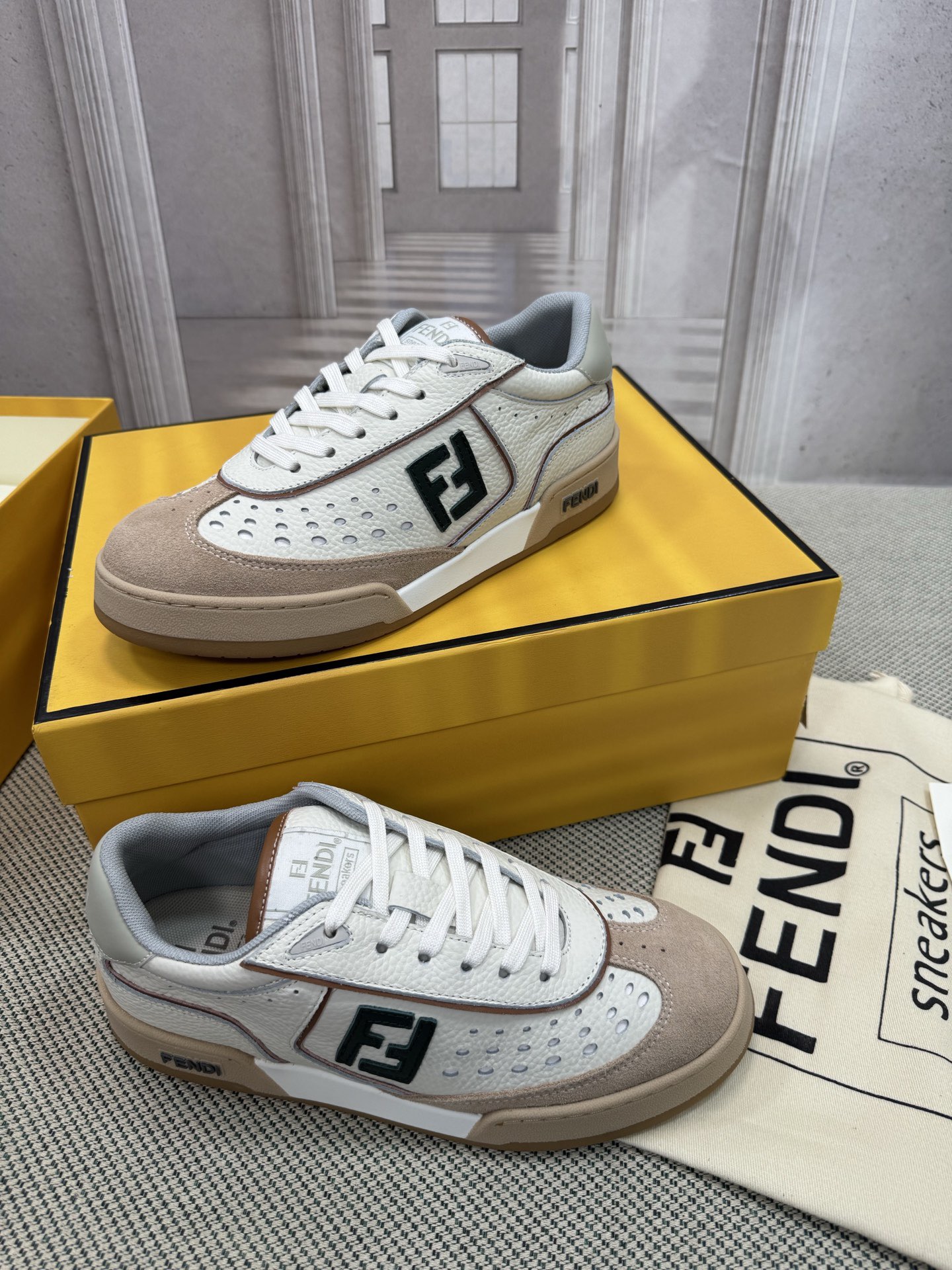 Men Women F*endi Top Sneakers size 35-46