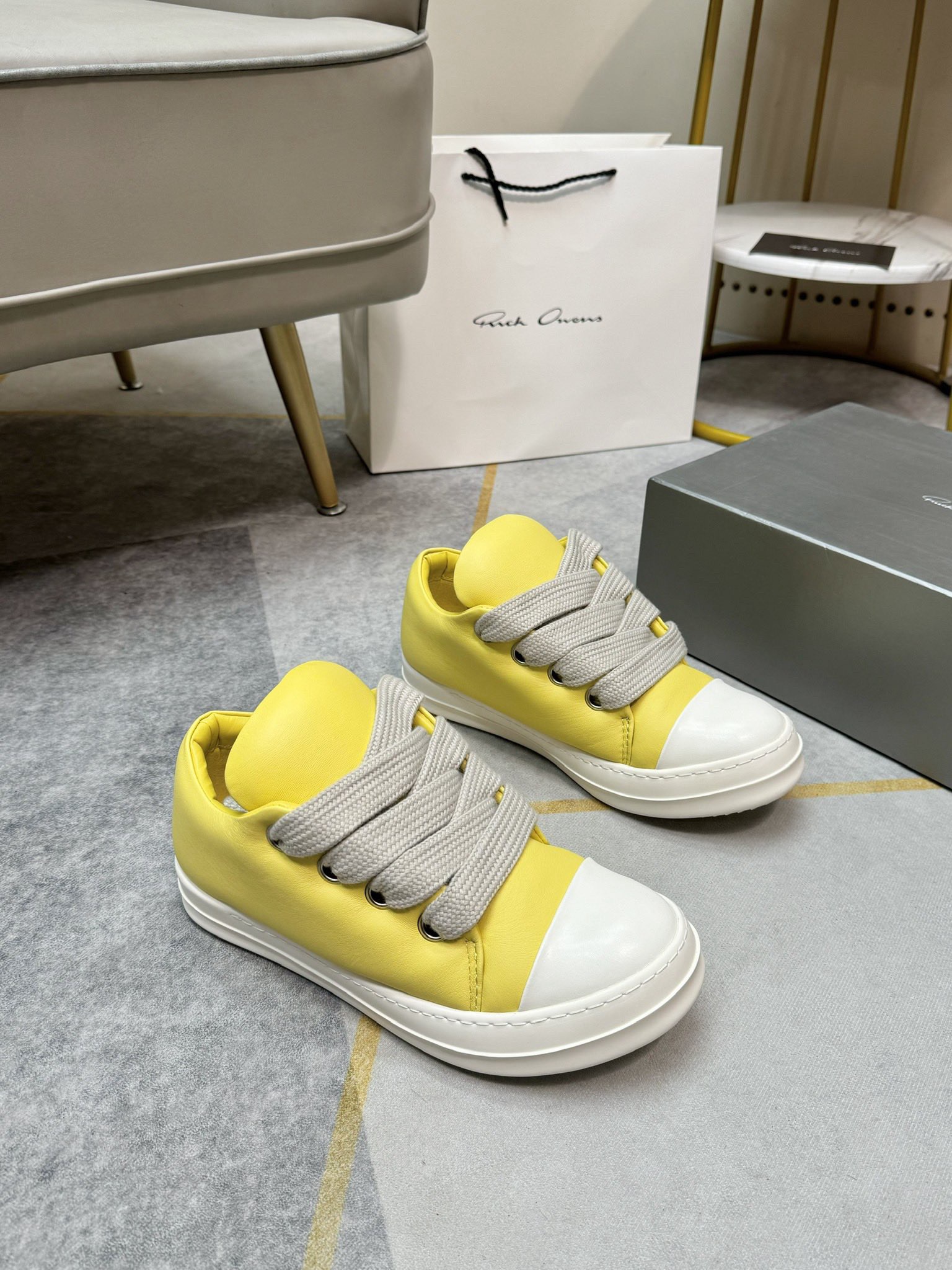 Men Women R*ICK OWENS Top SNEAKERS