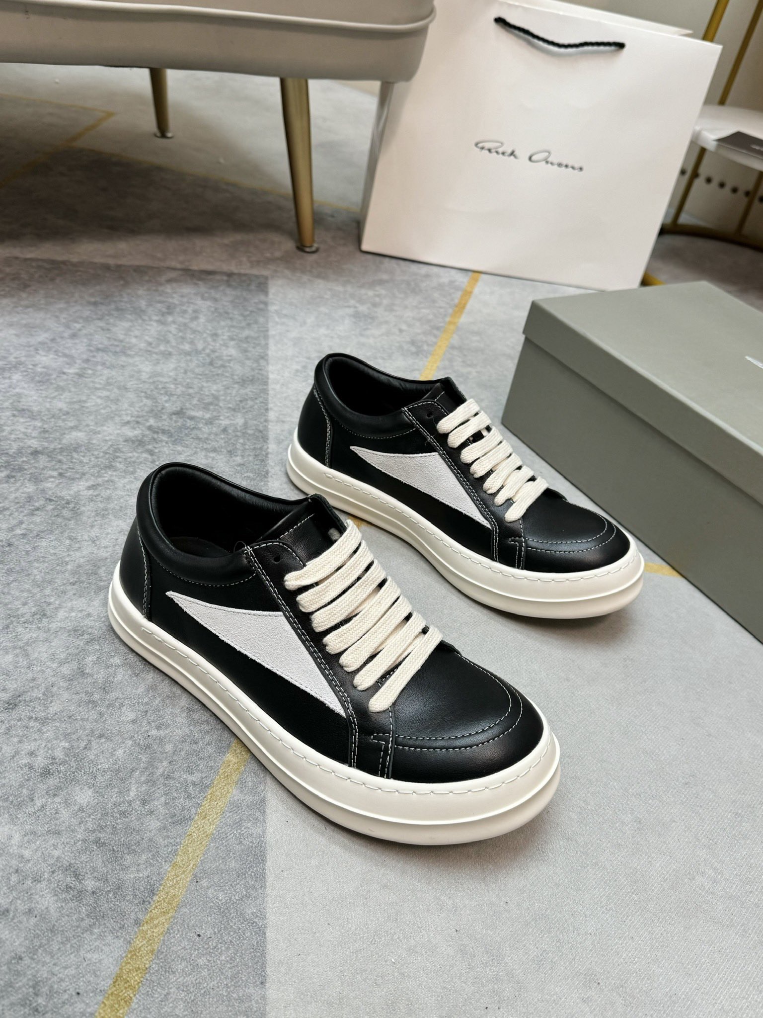 Men Women R*ICK OWENS Top SNEAKERS