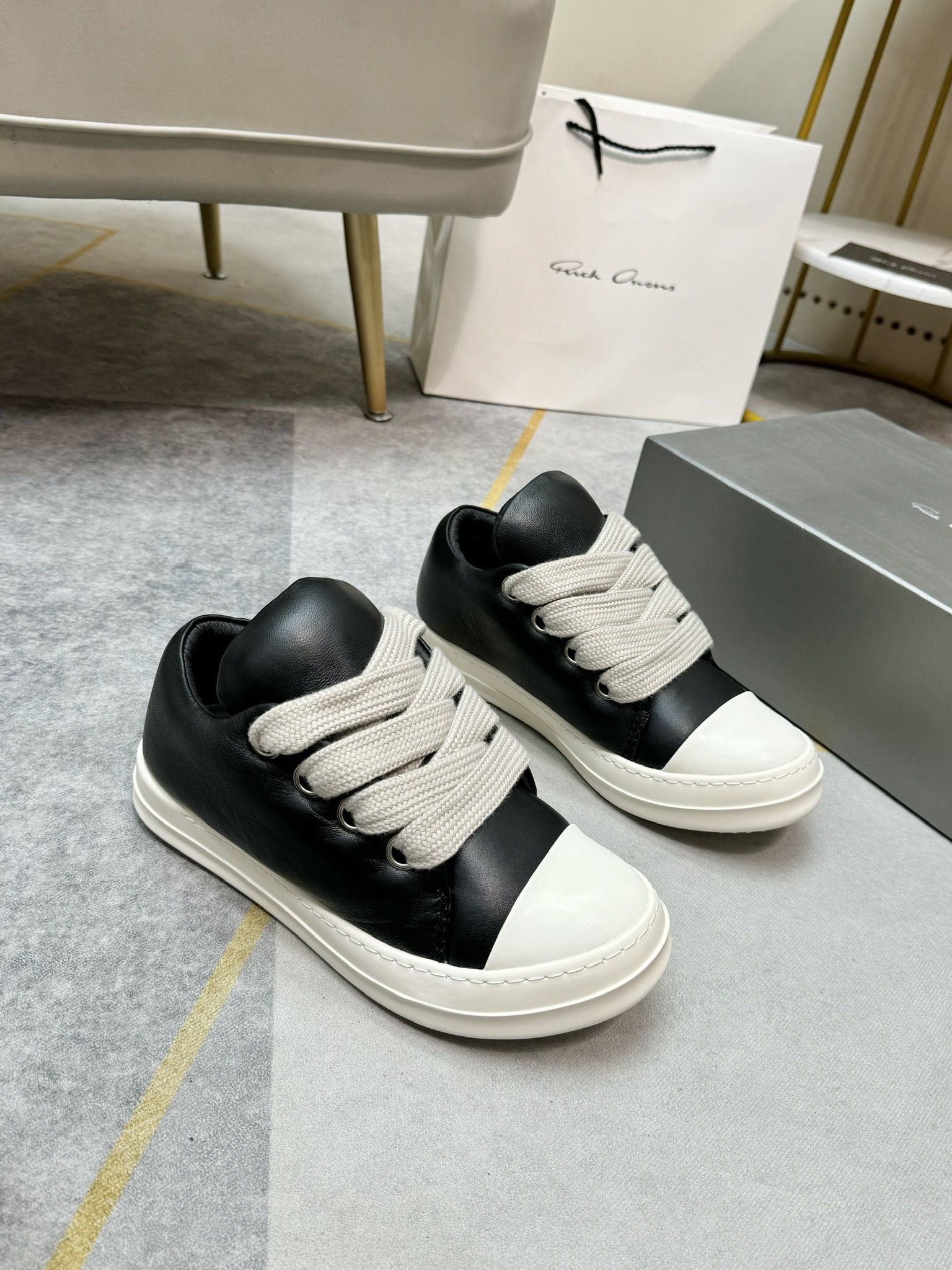 Men Women R*ICK OWENS Top SNEAKERS