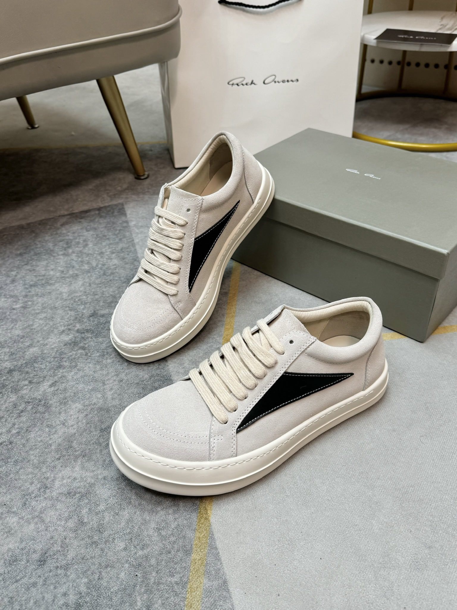 Men Women R*ICK OWENS Top SNEAKERS