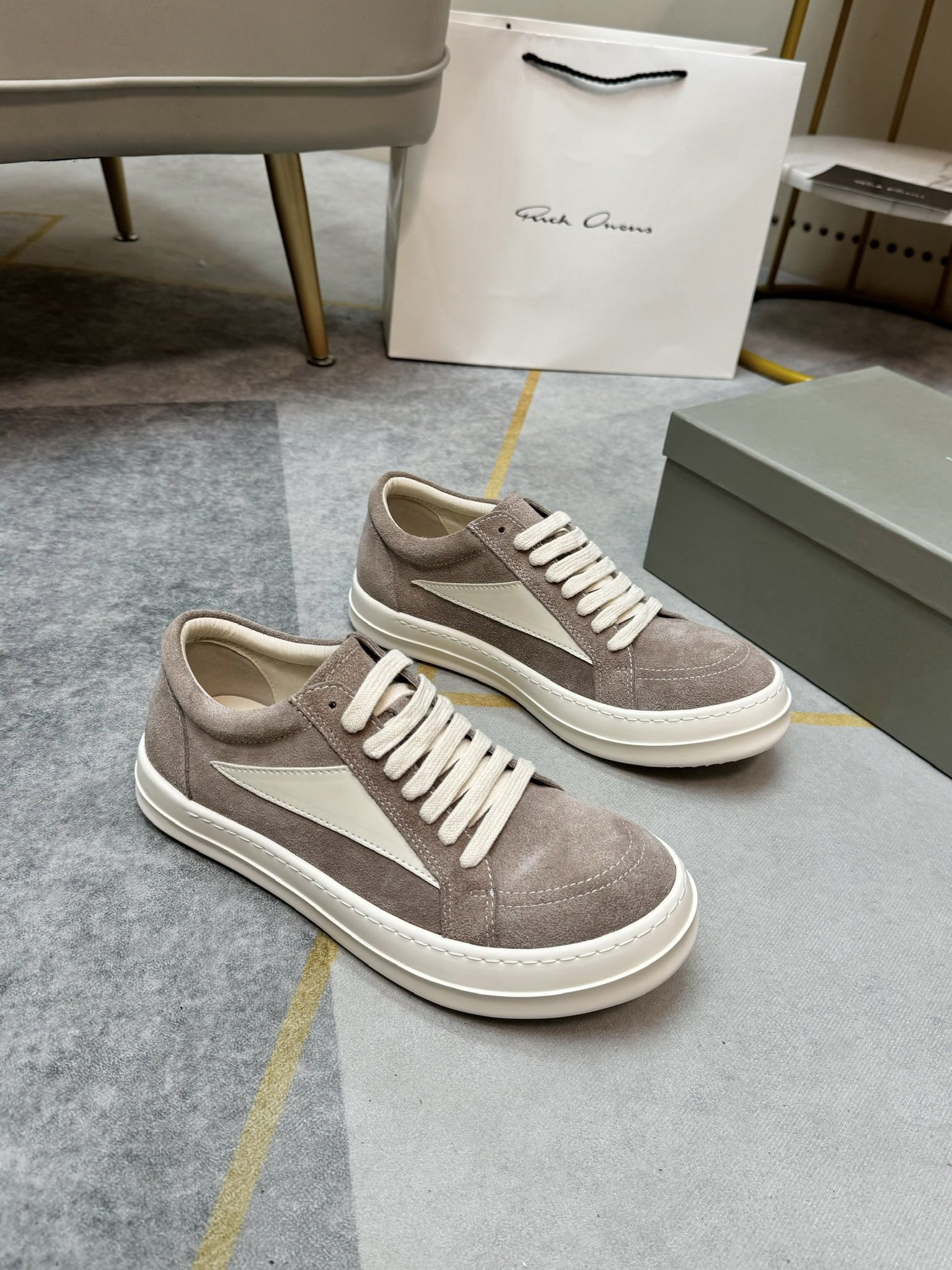 Men Women R*ICK OWENS Top SNEAKERS