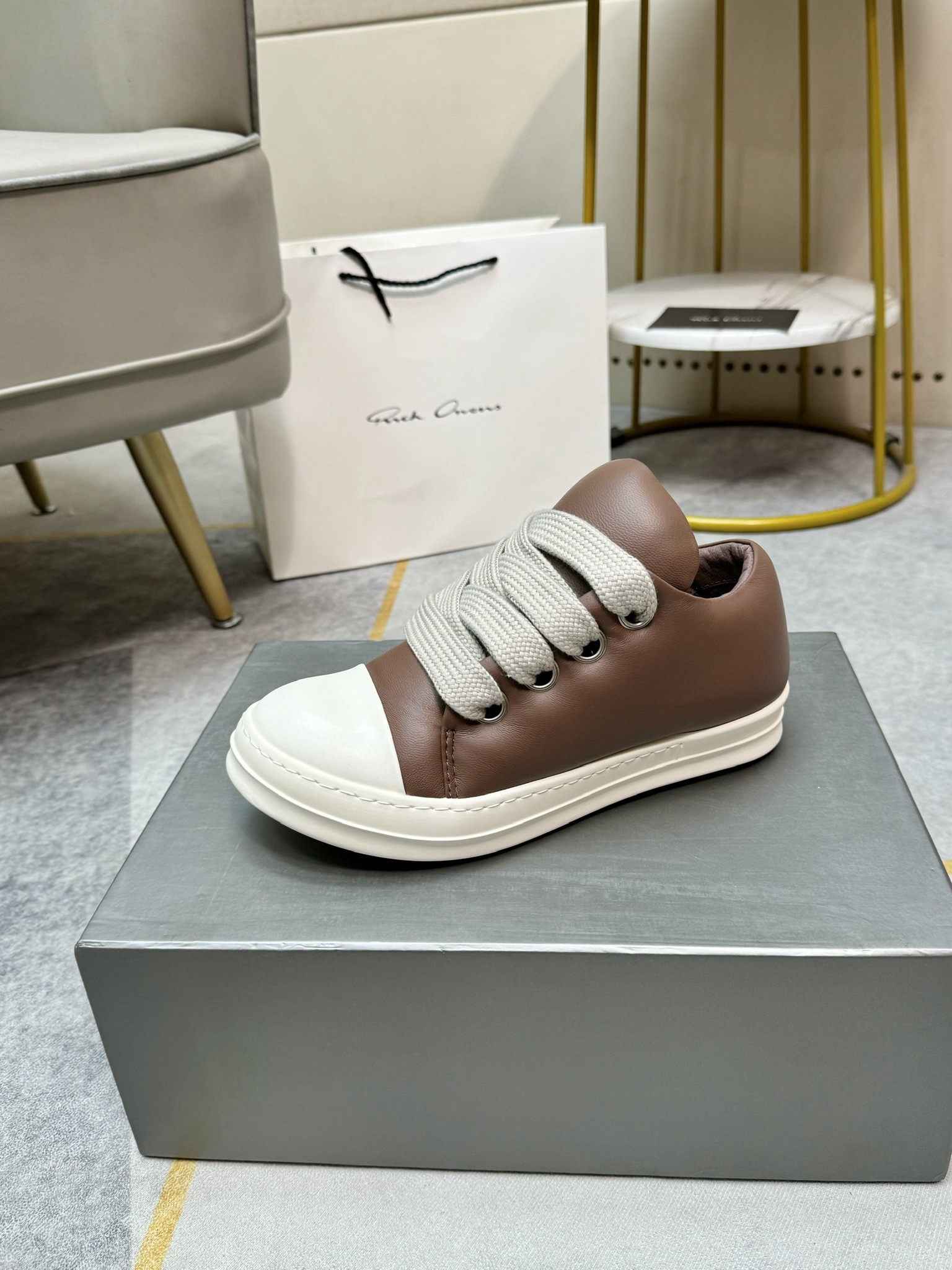 Men Women R*ICK OWENS Top SNEAKERS