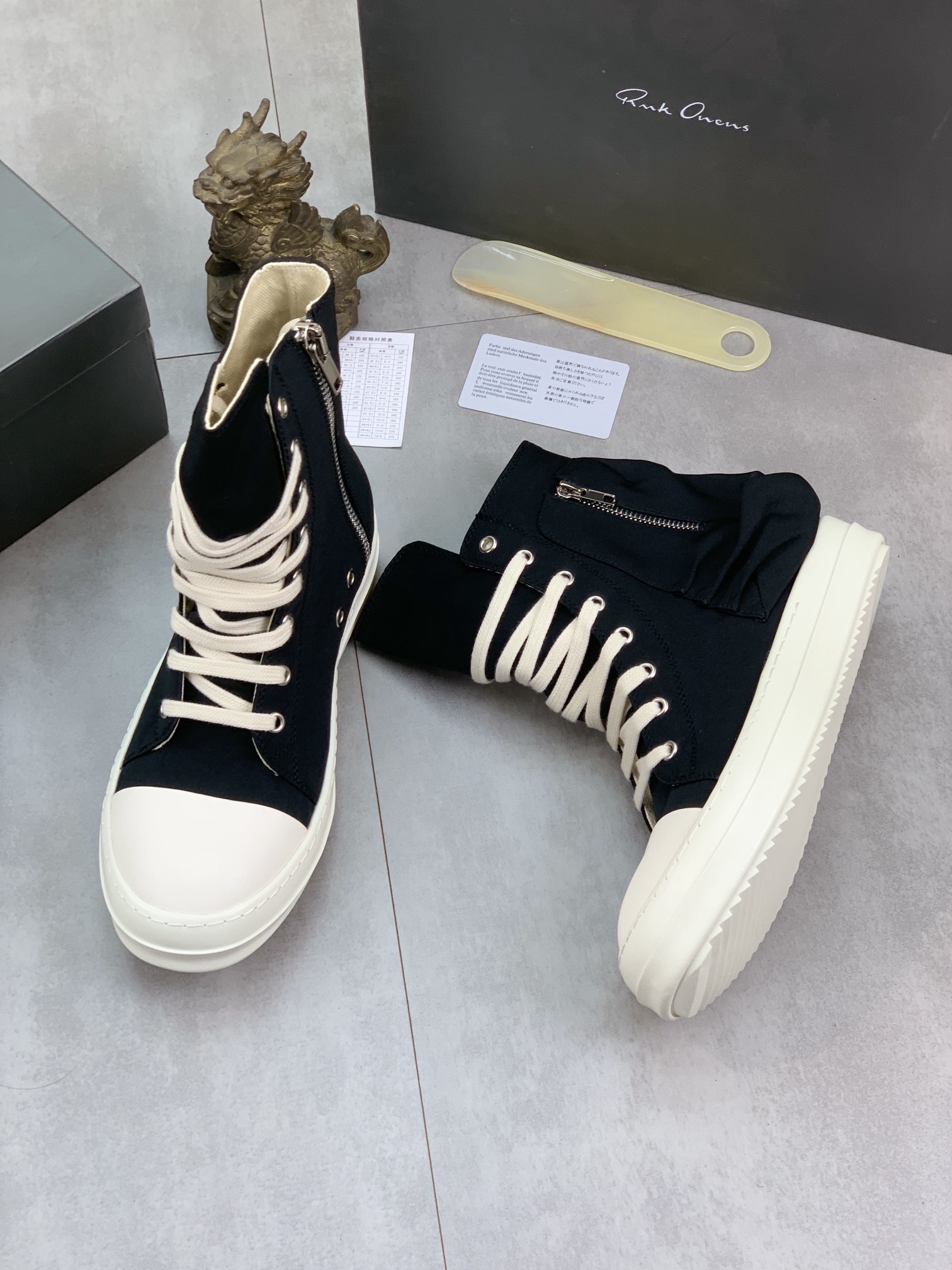 Men Women R*ICK OWENS Top SNEAKERS