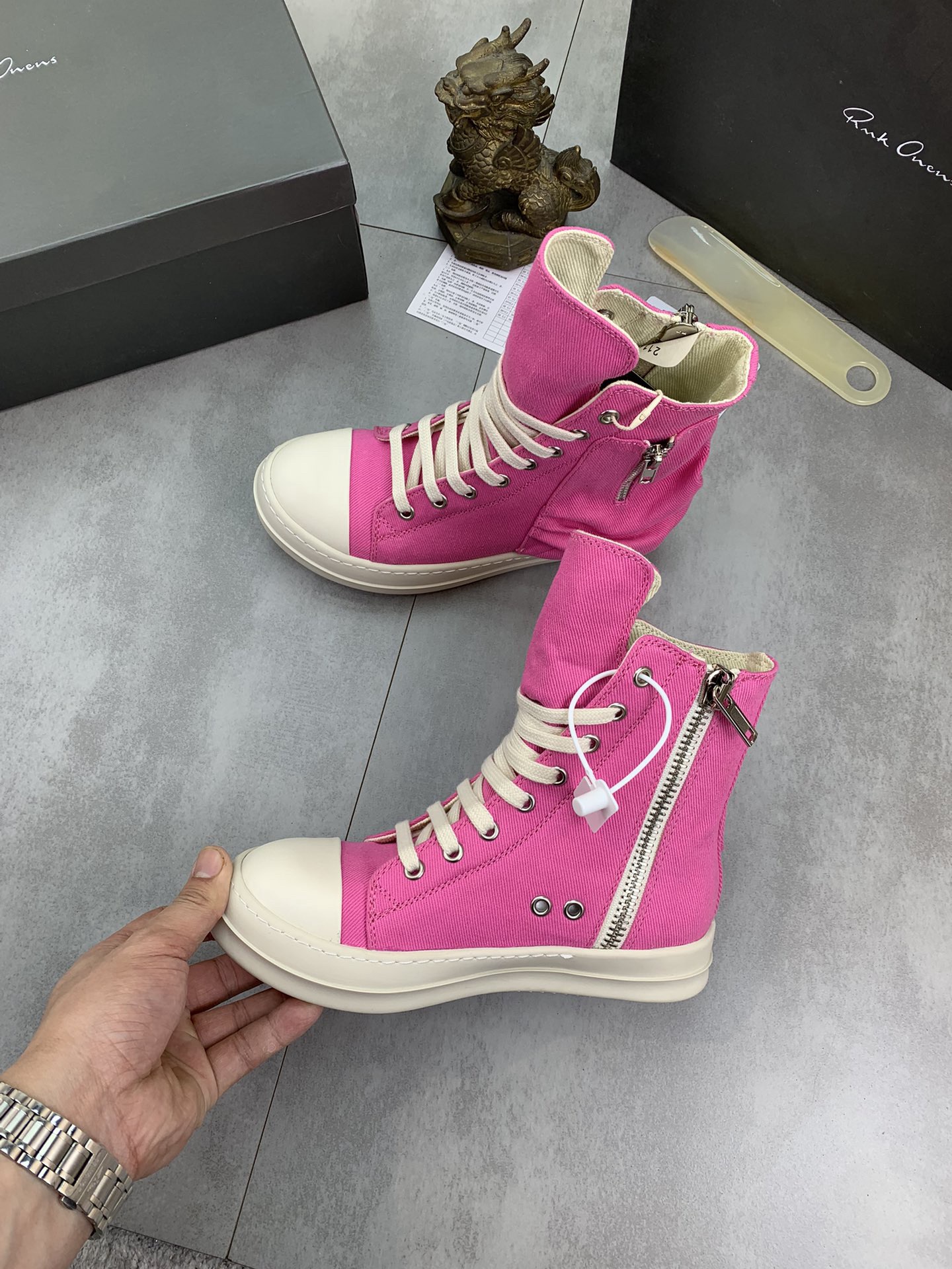 Men Women R*ICK OWENS Top SNEAKERS