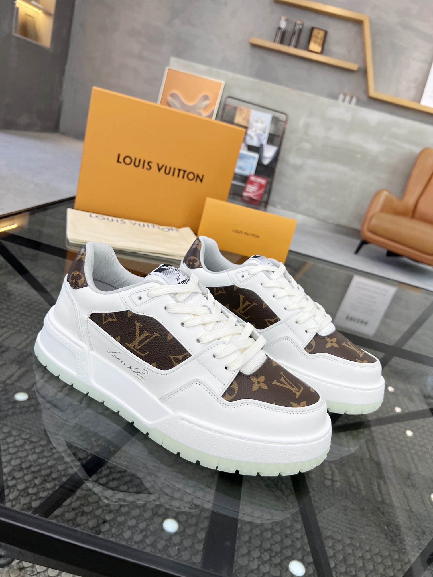 Men L*ouis V*uitton Top Sneaker L*V Shoes