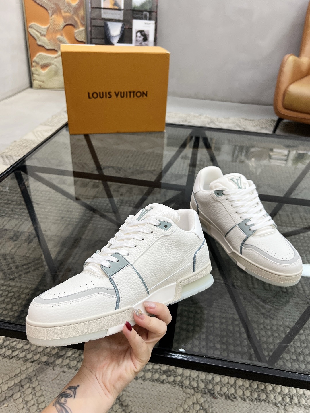 Men L*ouis V*uitton Top Sneaker L*V Shoes