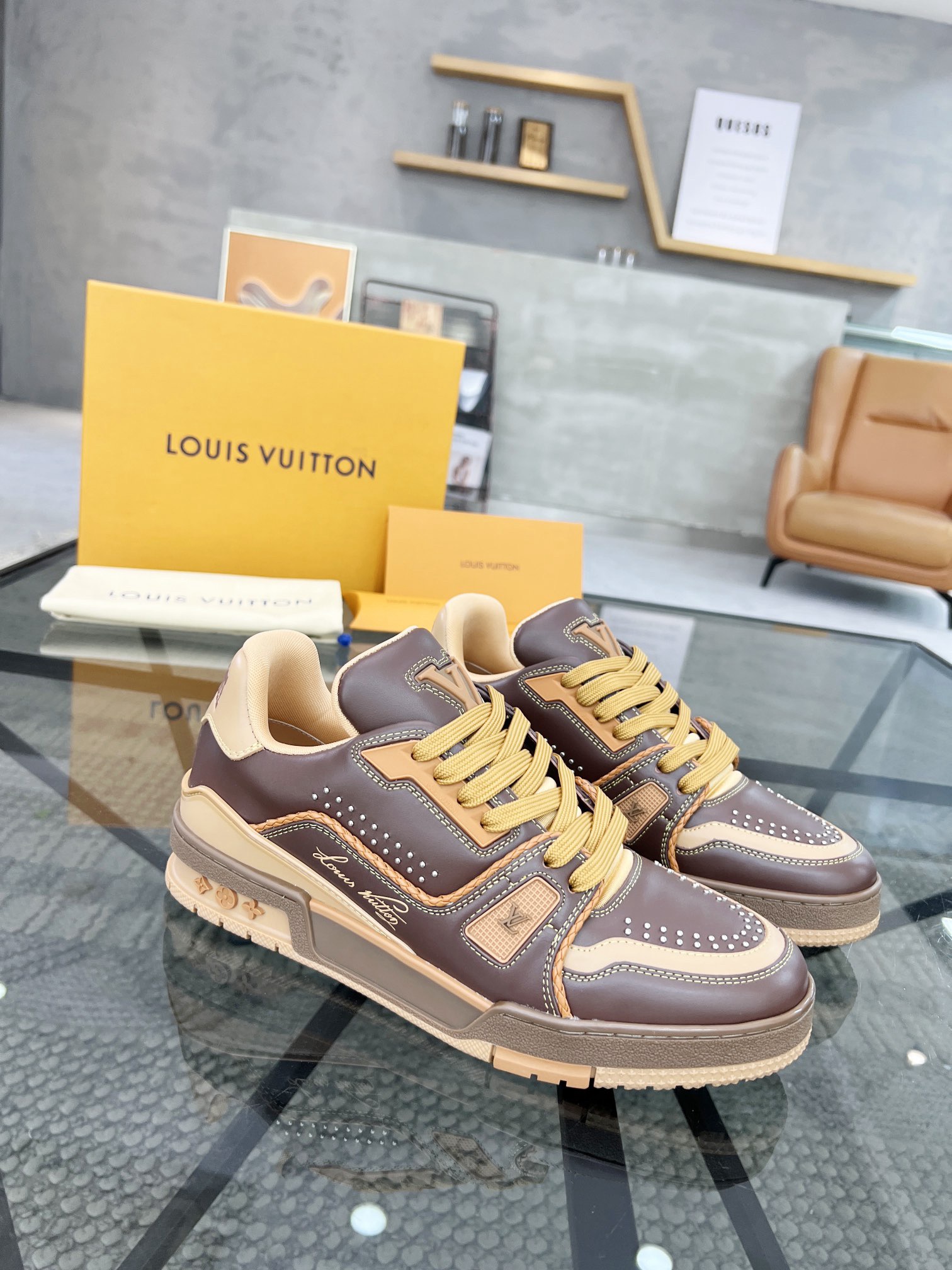 Men L*ouis V*uitton Top Sneaker L*V Shoes