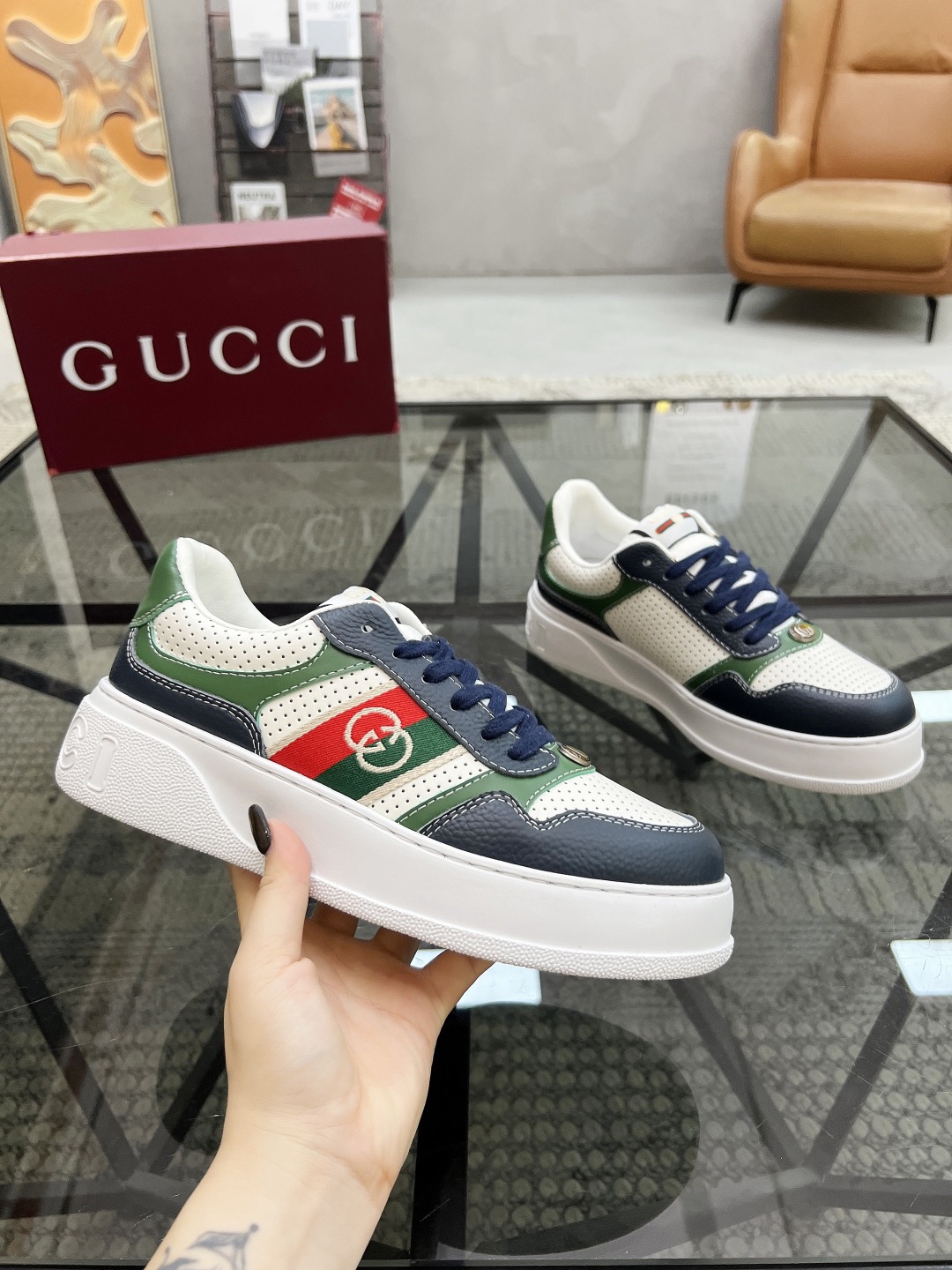 Men Women G*ucci Top quality 1:1 Sneaker size 35-46