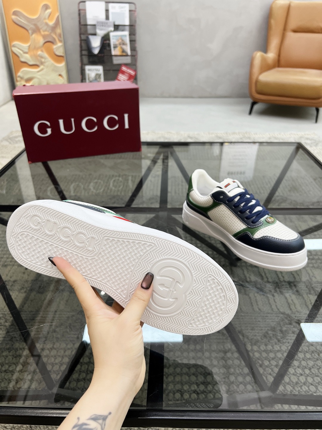 Men Women G*ucci Top quality 1:1 Sneaker size 35-46