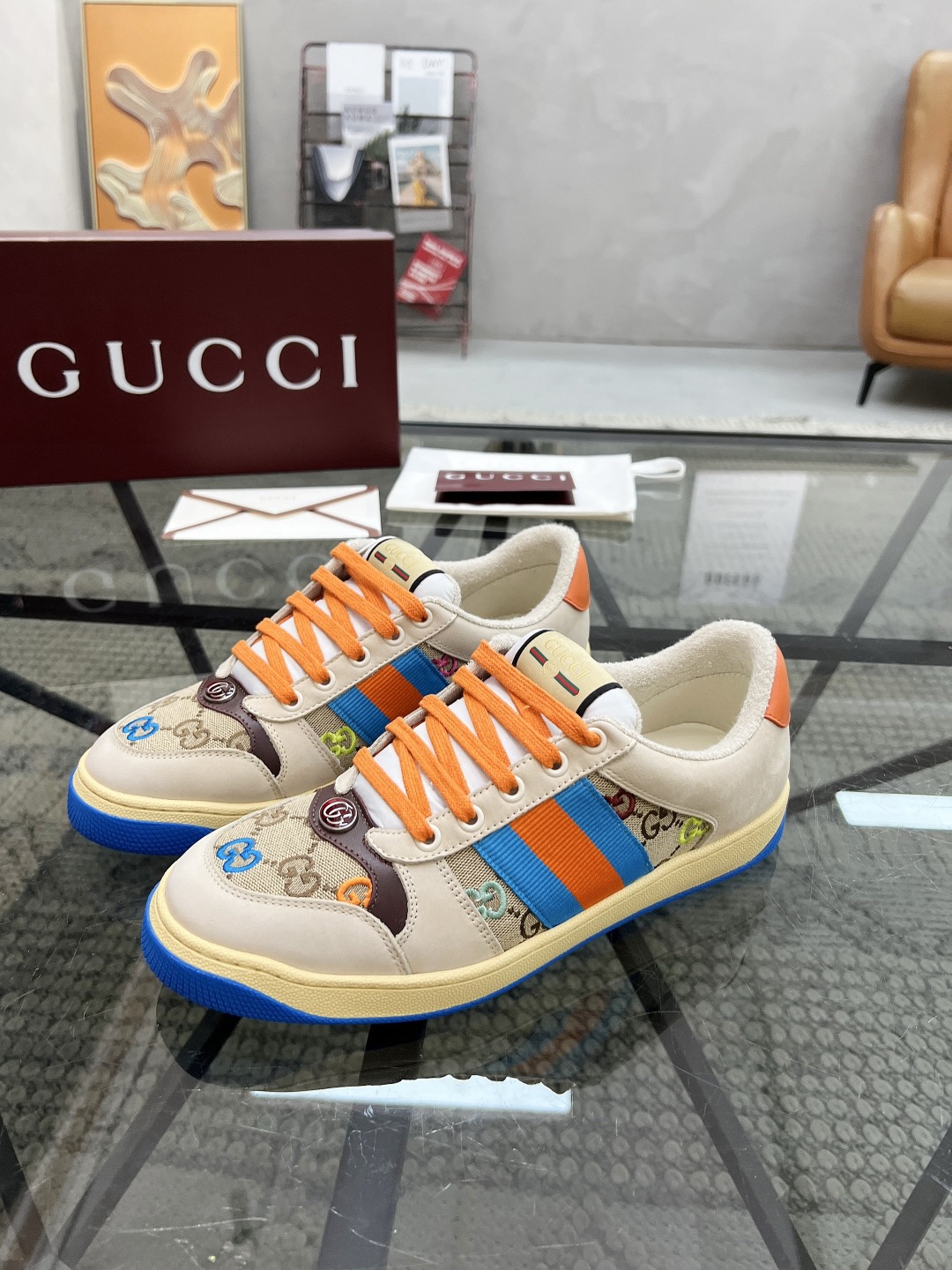 Men Women G*ucci Top quality 1:1 Sneaker size 35-46