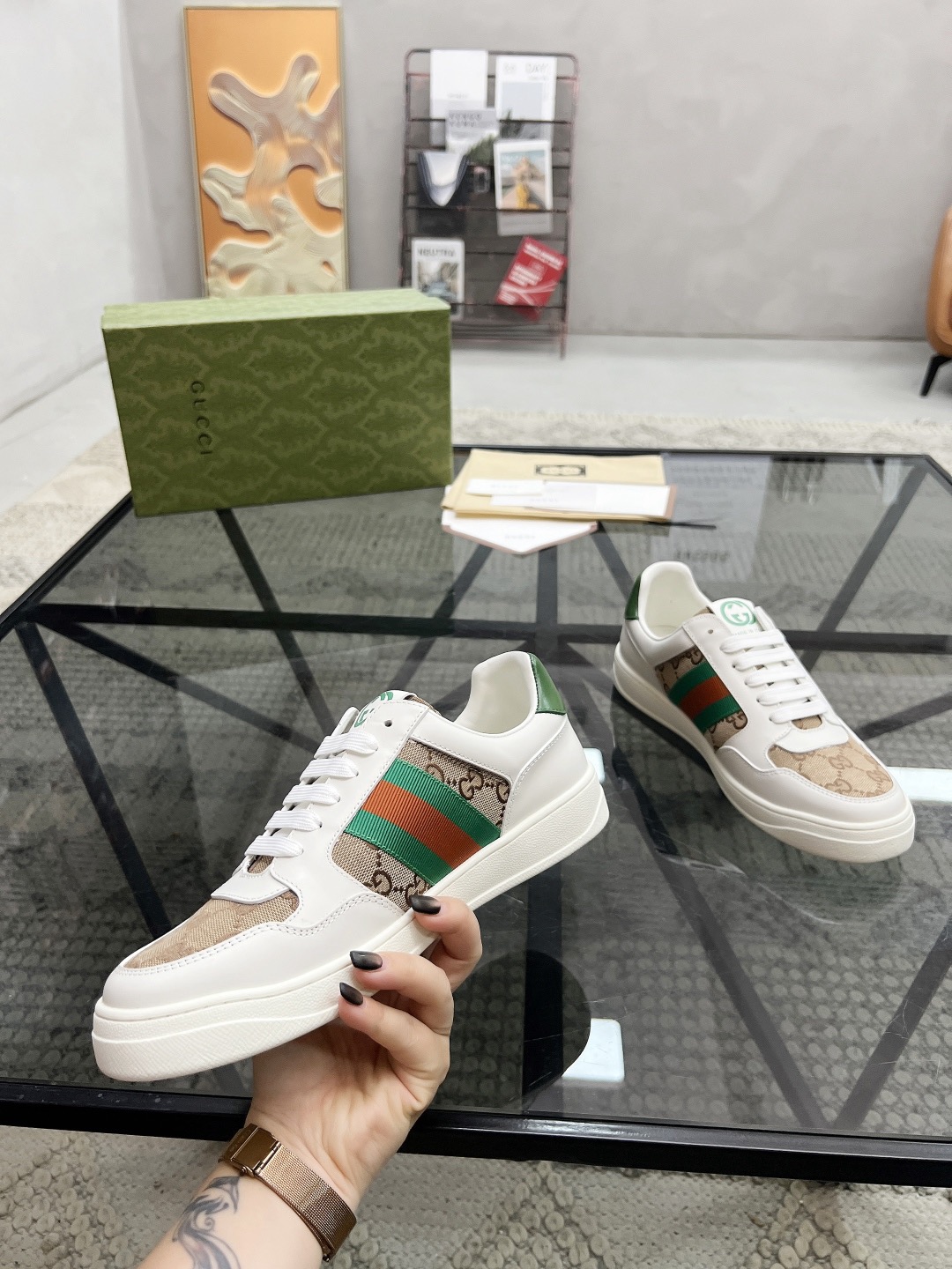 Men Women G*ucci Top quality 1:1 Sneaker size 35-46