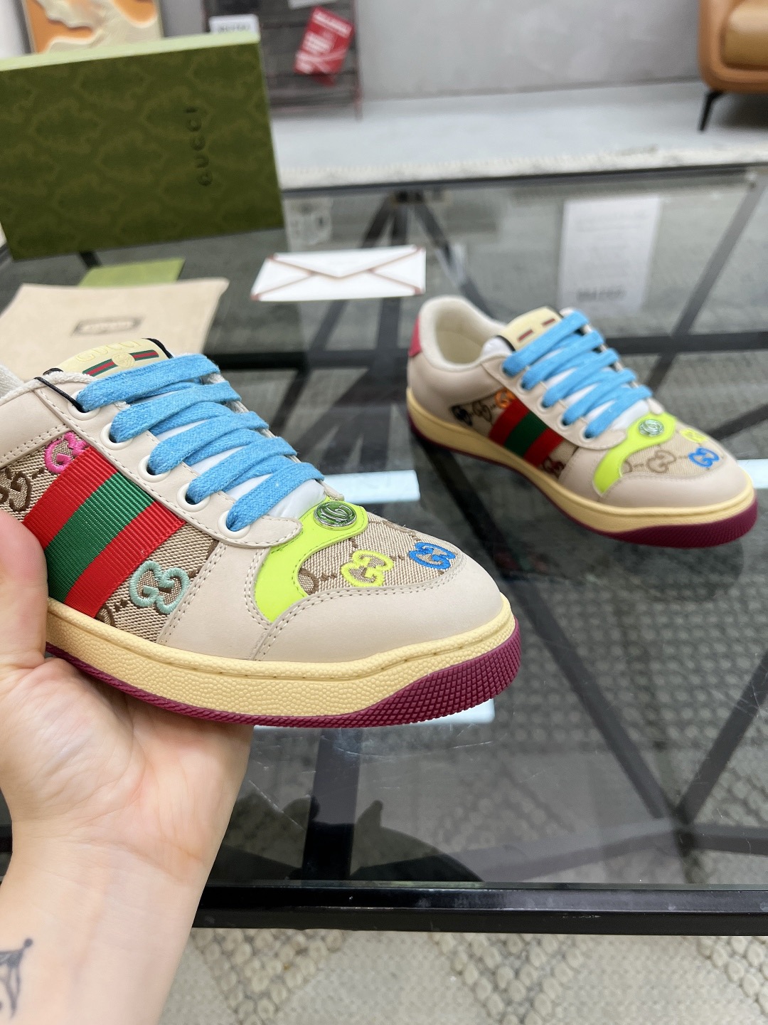 Men Women G*ucci Top quality 1:1 Sneaker size 35-46