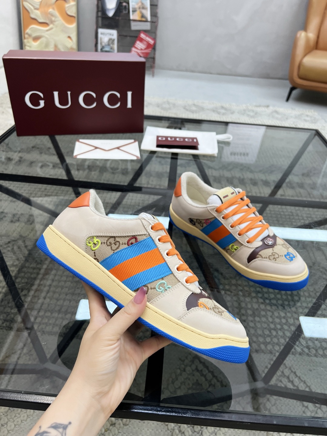 Men Women G*ucci Top quality 1:1 Sneaker size 35-46
